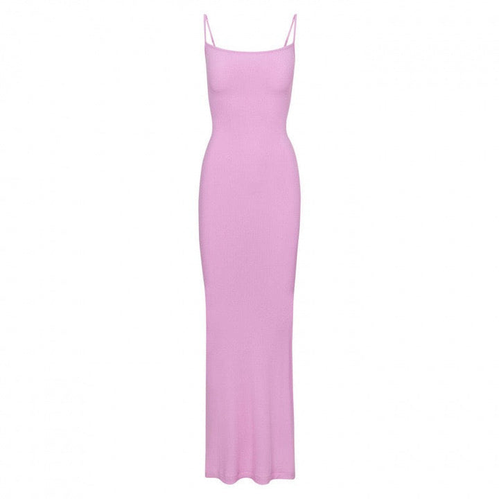 KIMIS fitted maxi dress in shaping fabric