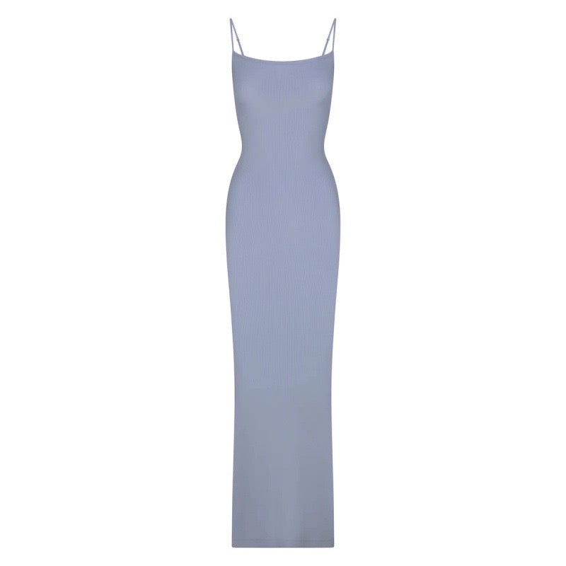 KIMIS fitted maxi dress in shaping fabric