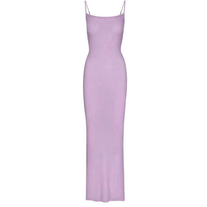 KIMIS fitted maxi dress in shaping fabric