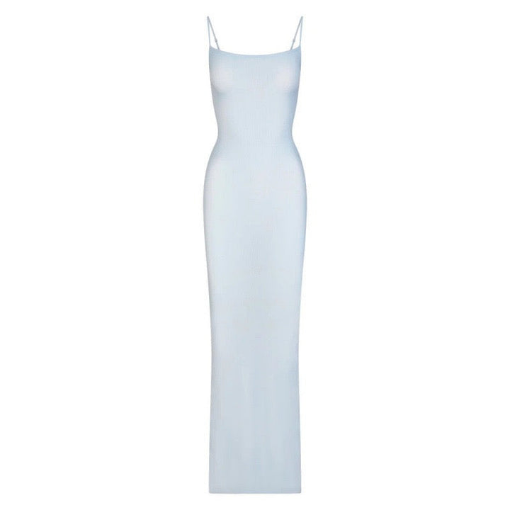 KIMIS fitted maxi dress in shaping fabric