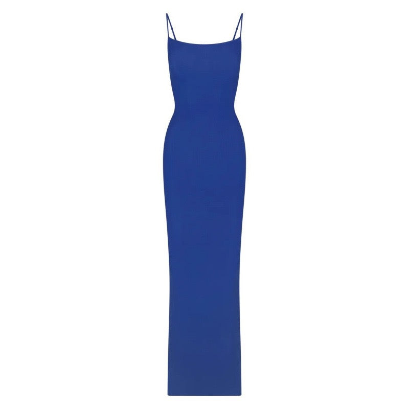 KIMIS fitted maxi dress in shaping fabric