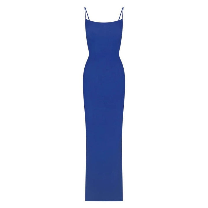 KIMIS fitted maxi dress in shaping fabric