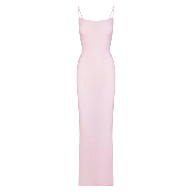 KIMIS fitted maxi dress in shaping fabric