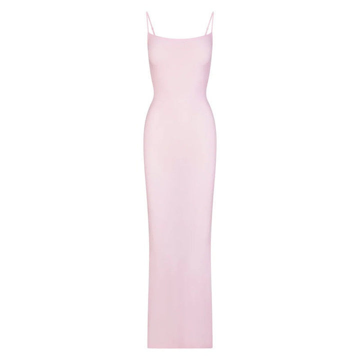 KIMIS fitted maxi dress in shaping fabric