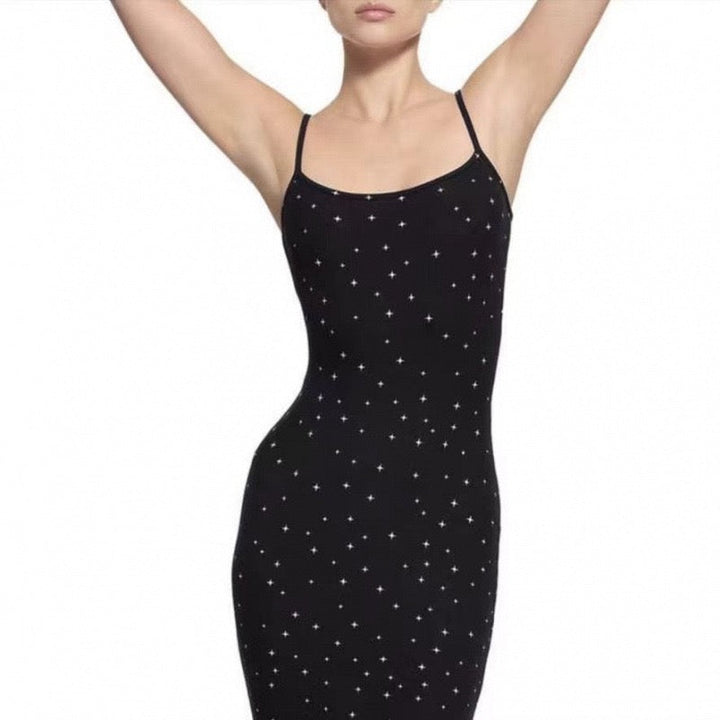 KIMIS fitted maxi dress in shaping fabric