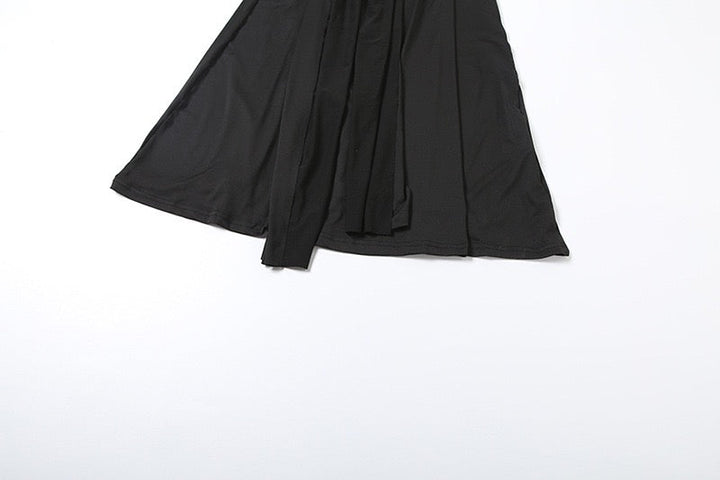 Maxi Dress with Ruching and Tie Decoration - LILIAN