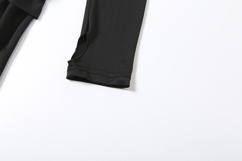 Maxi Dress with Ruching and Tie Decoration - LILIAN
