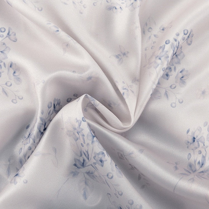 Floral satin maxi dress – Milia