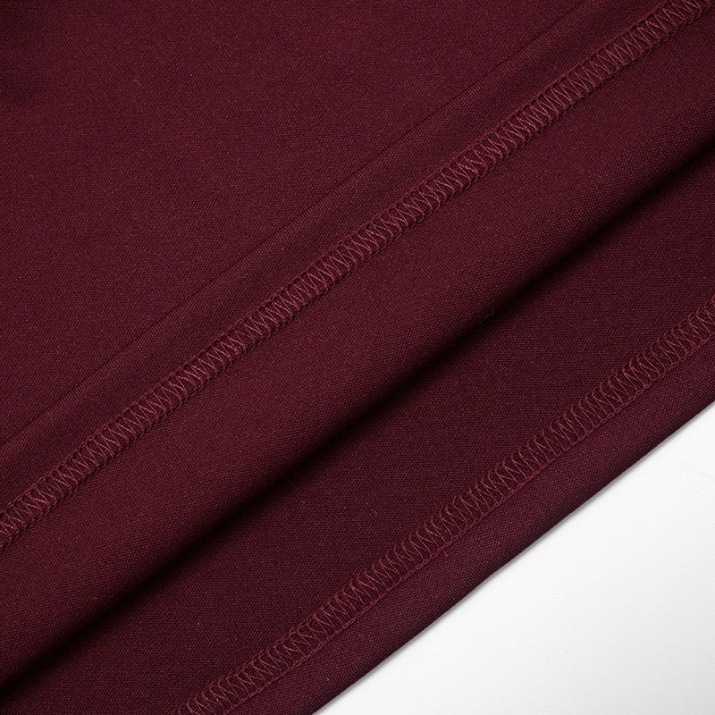 Tailored mini dress with pleats and buttons, V-neck design - Donatella