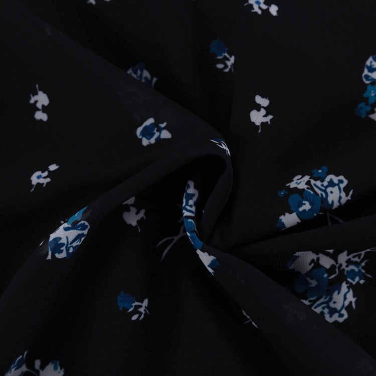 Floral chiffon maxi dress – Melania