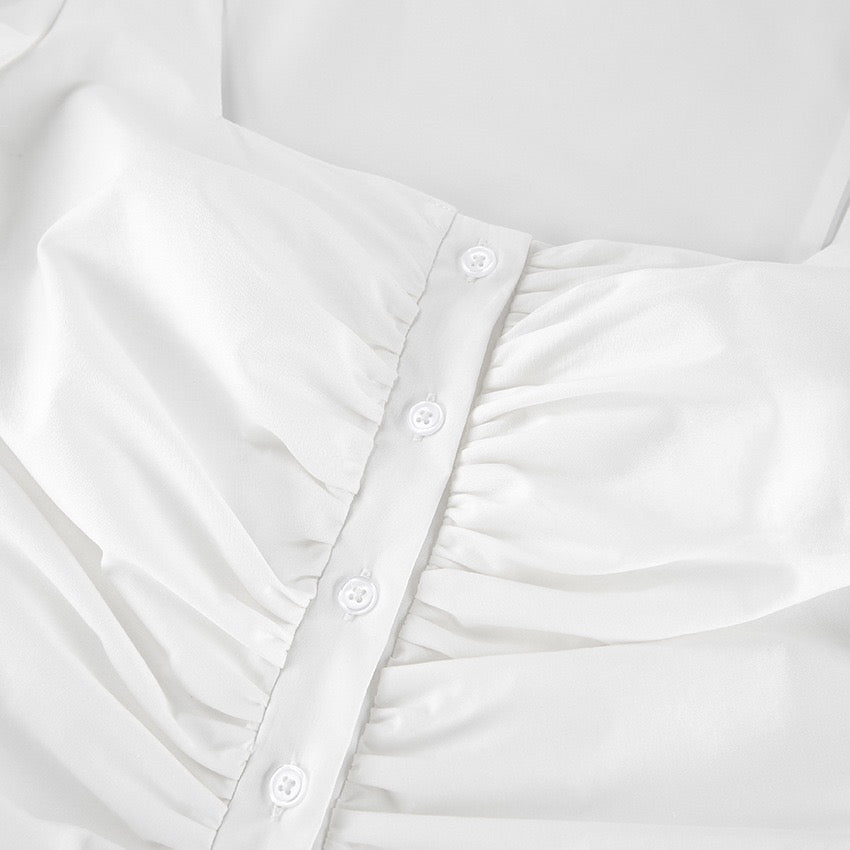 Button-design mini dress – Libby