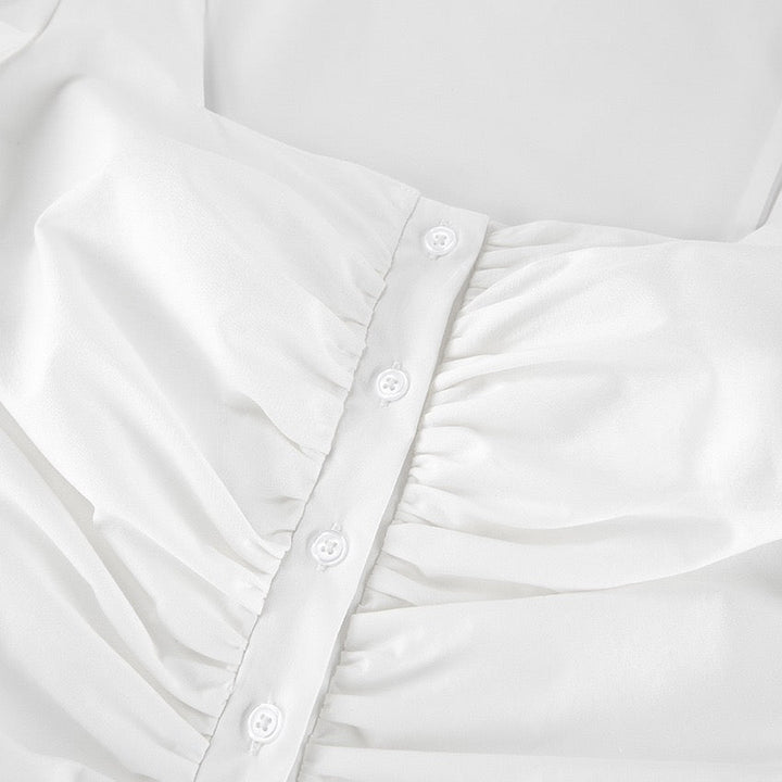 Button-design mini dress – Libby