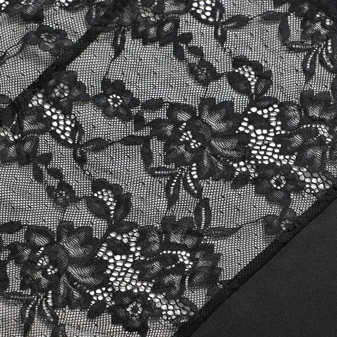 Fitted maxi dress with lace design - Gioia
