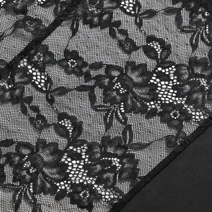 Fitted maxi dress with lace design - Gioia