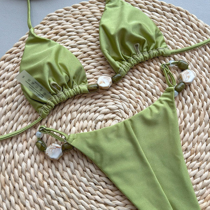 Bikini swimsuit with rhinestone design – Pasi