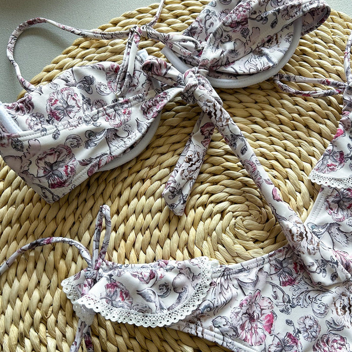 Floral bikini swimsuit – Galina