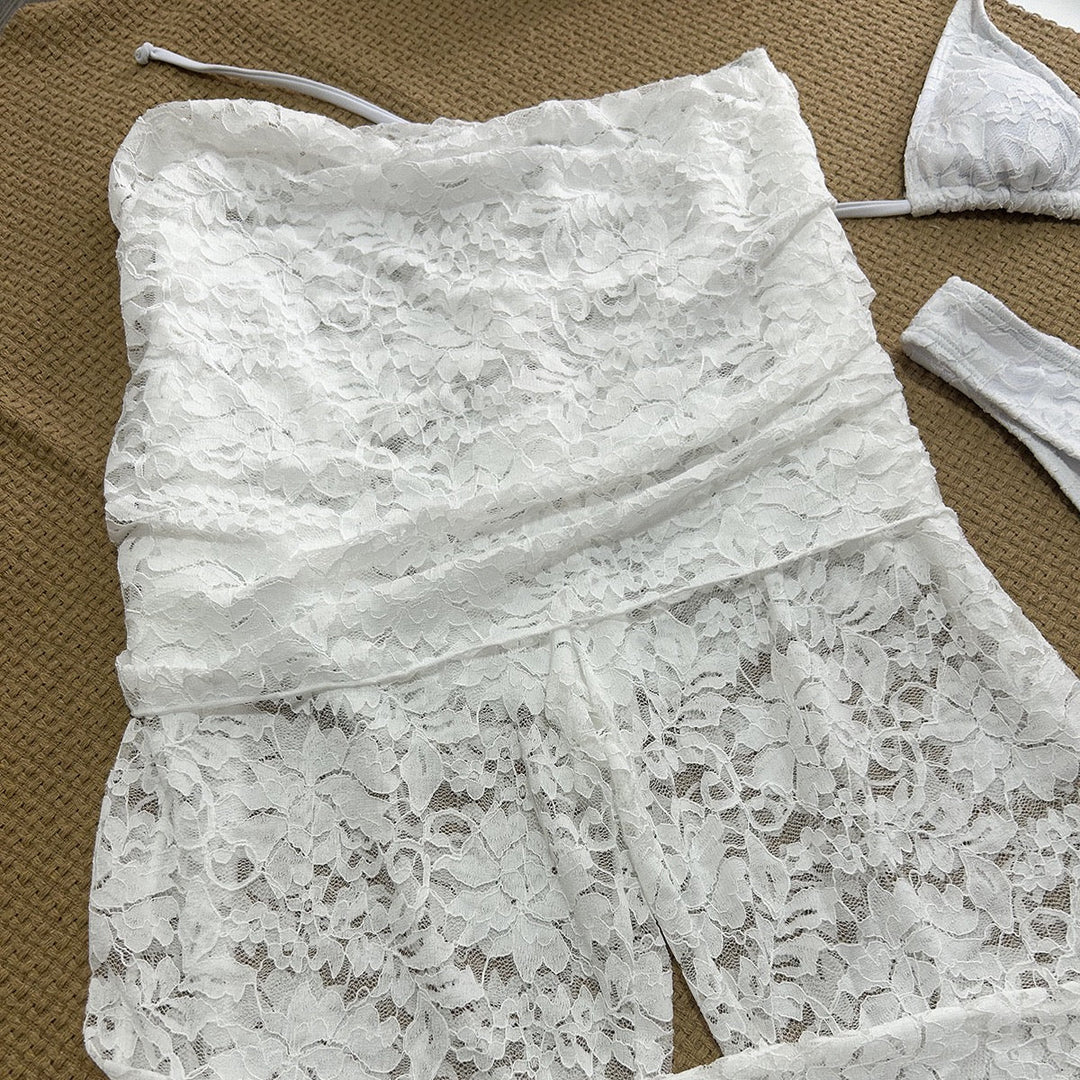Lace swimsuit with lace pants – Tiara