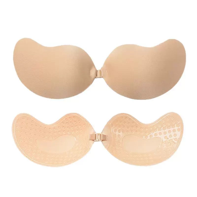 Strapless bra for lifting and securing the breasts