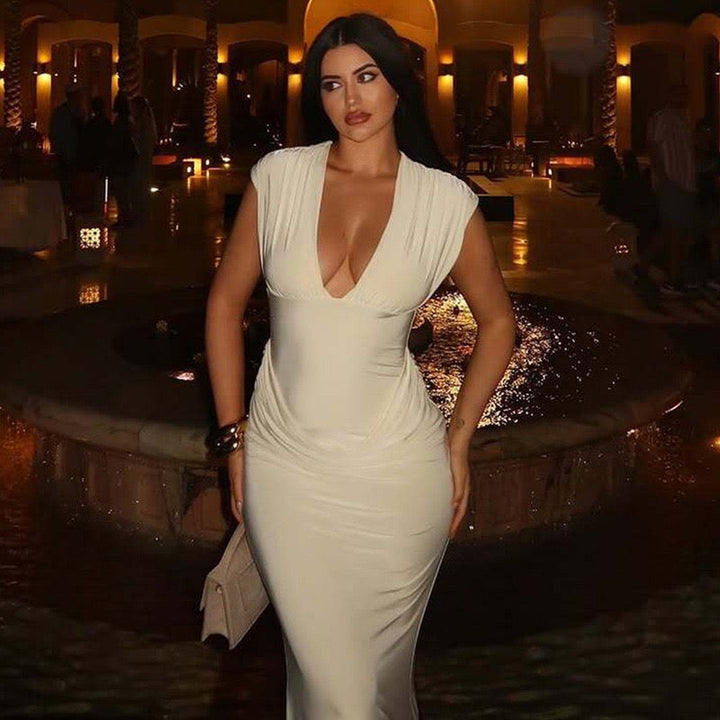 Pleated maxi dress – Kendall