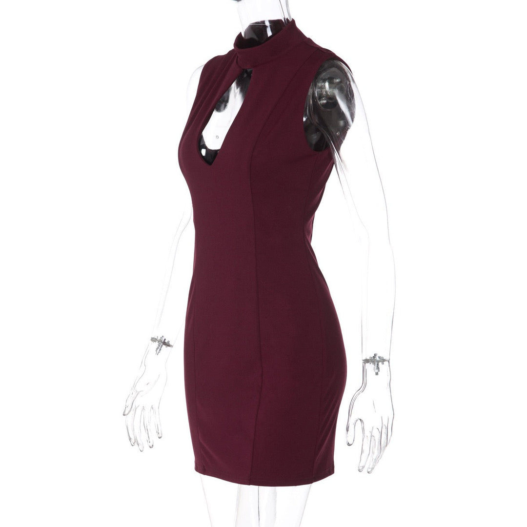 Mini dress with cutout design - KAROL