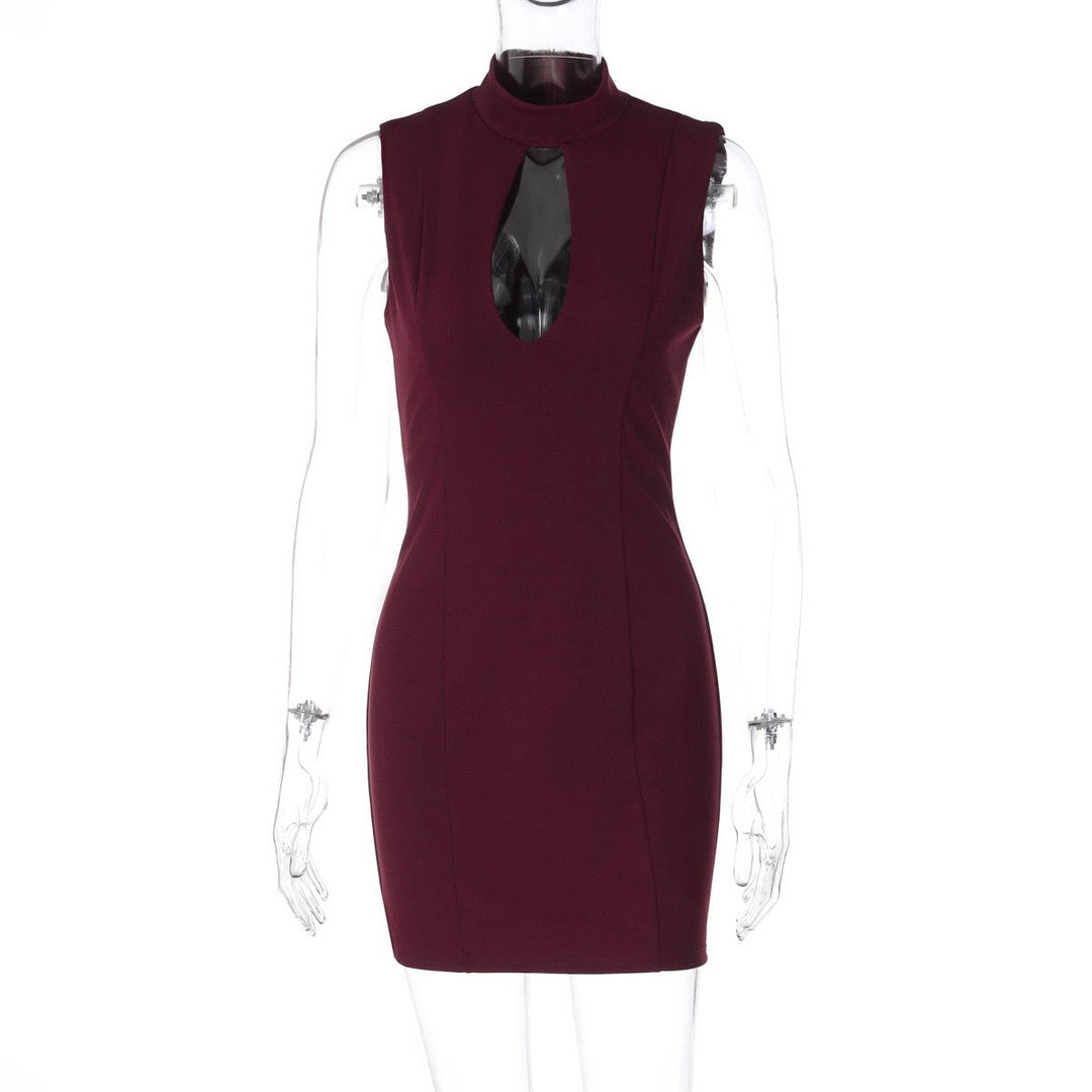 Mini dress with cutout design - KAROL