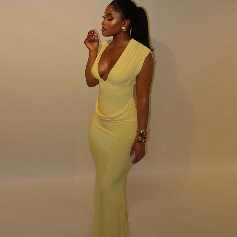 Pleated maxi dress – Kendall