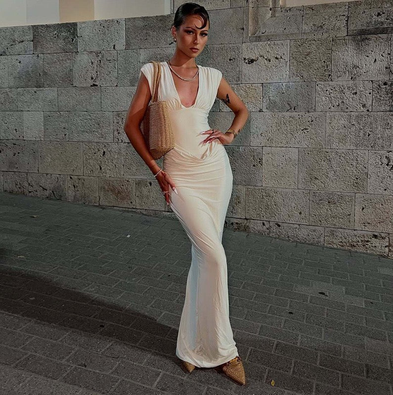 Pleated maxi dress – Kendall