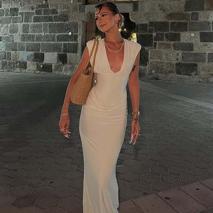 Pleated maxi dress – Kendall