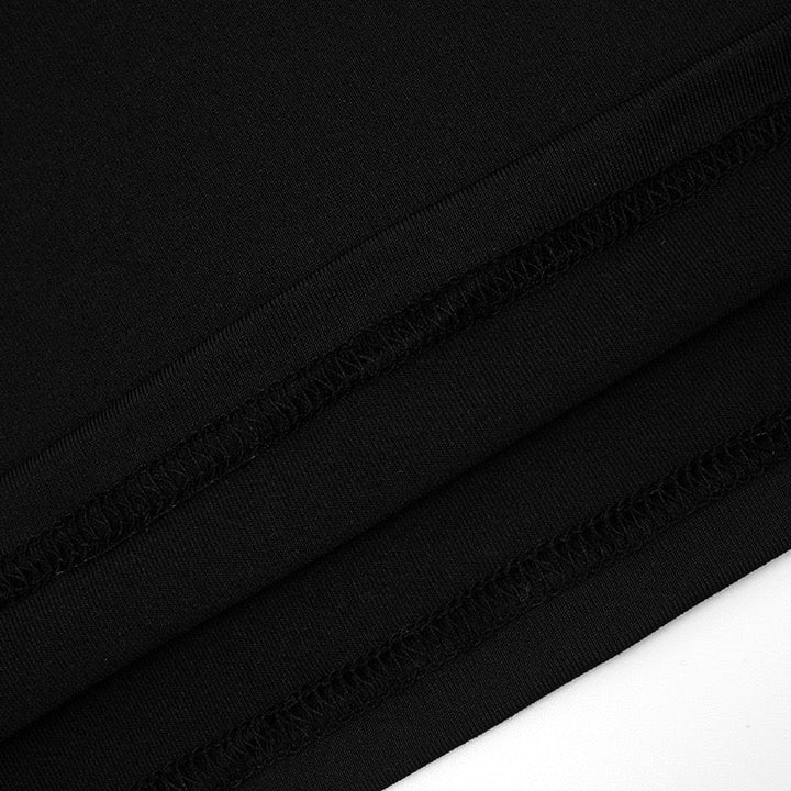 Mini dress with turtleneck collar and pleats - PENNY