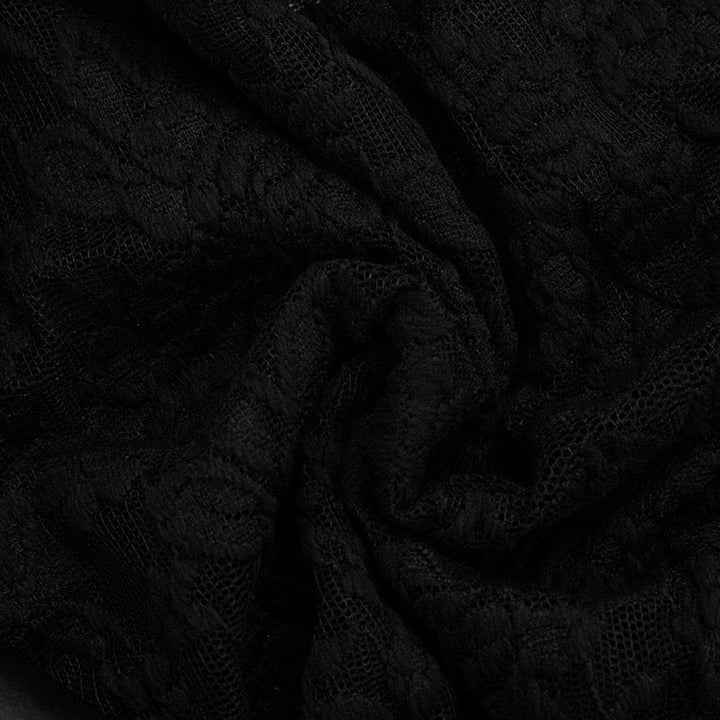 שמלת מקסי סאטן בעיצוב תחרה ושסע - SHERON