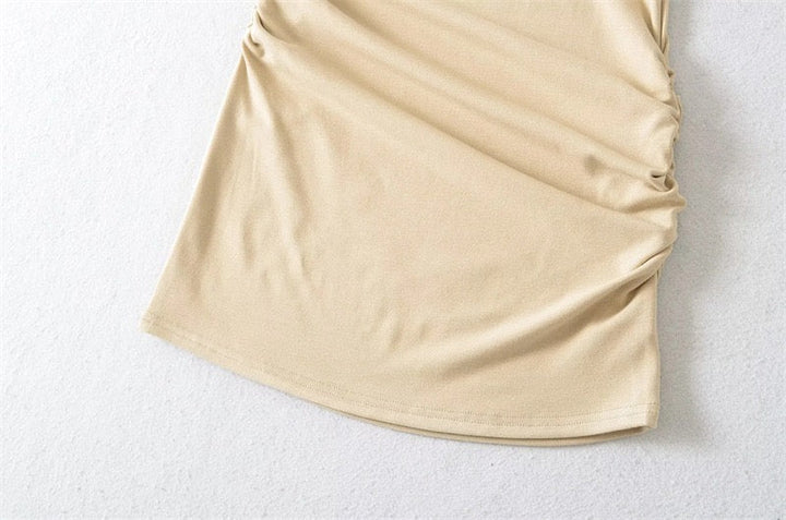 Bailey strapless ruched fitted mini dress in shaping fabric