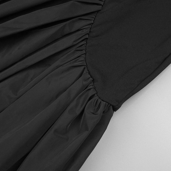 Zimra A-line maxi dress with a cutout design