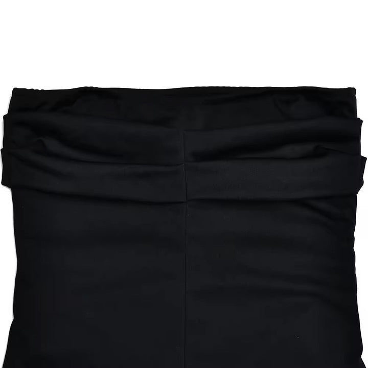 Strapless Maxi Dress with Deep Slit - Luciana