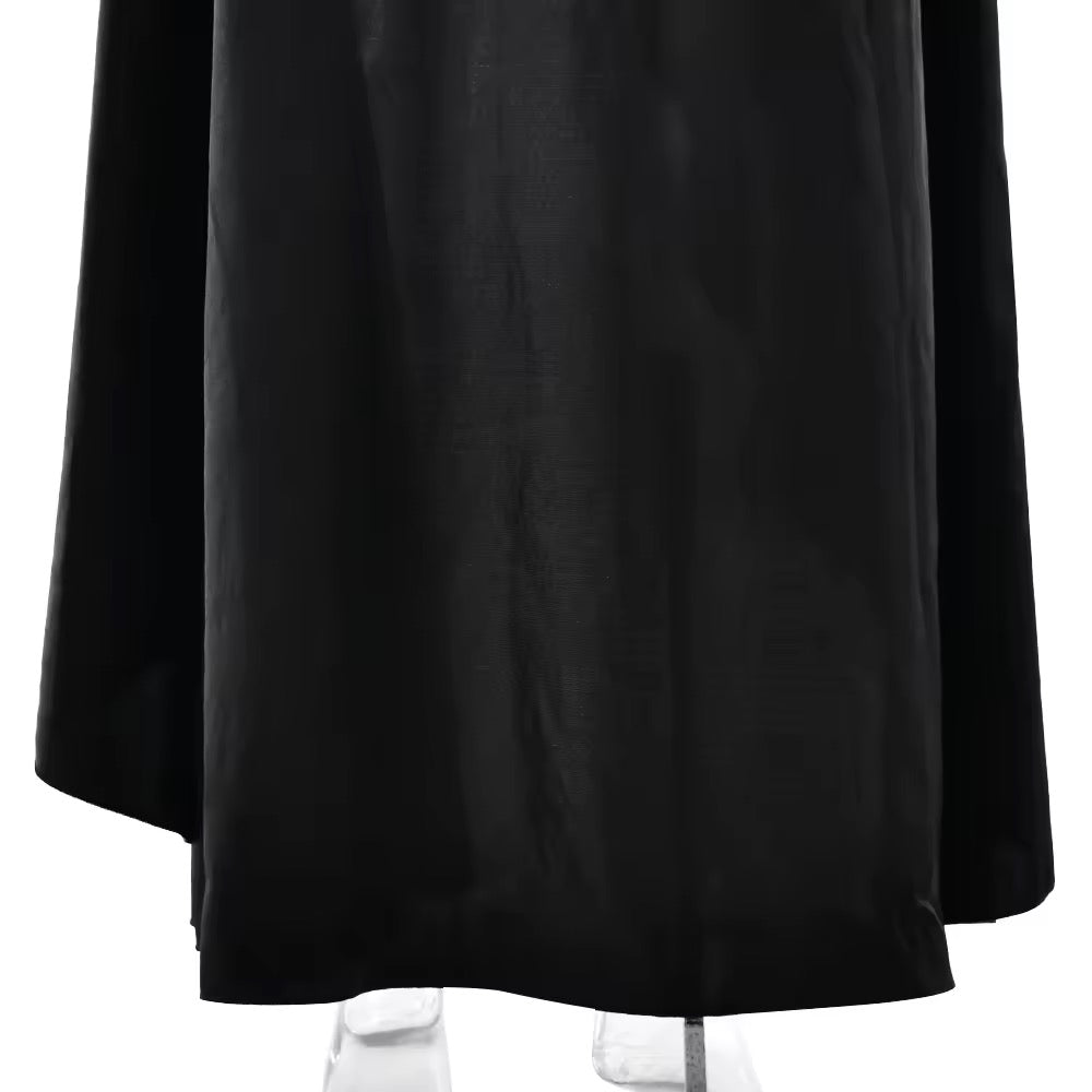 Satin ruffled maxi dress with back ties - Fabiola