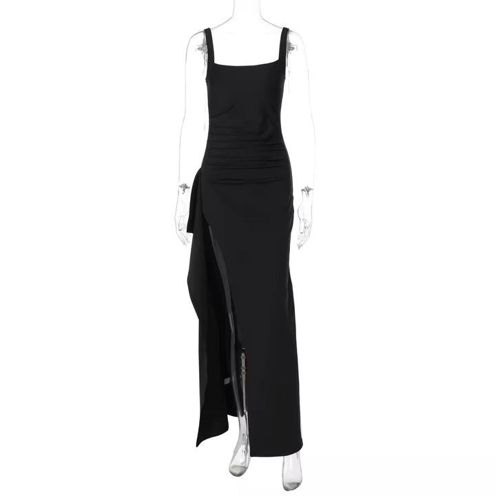 Elegant Maxi Dress with Slit Design - April