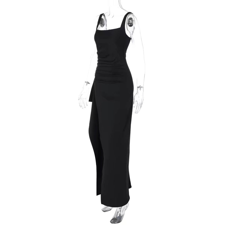 Elegant Maxi Dress with Slit Design - April