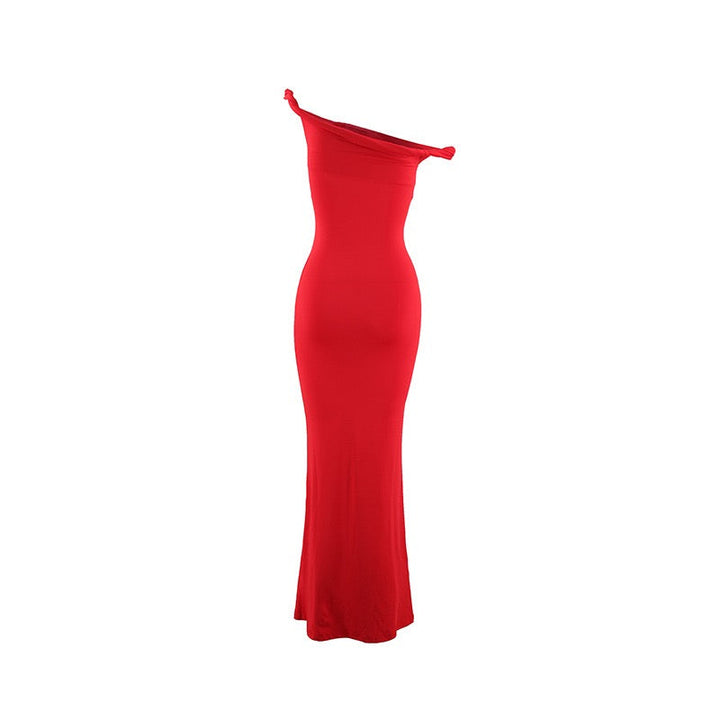 Off-the-shoulder maxi dress – MORNA