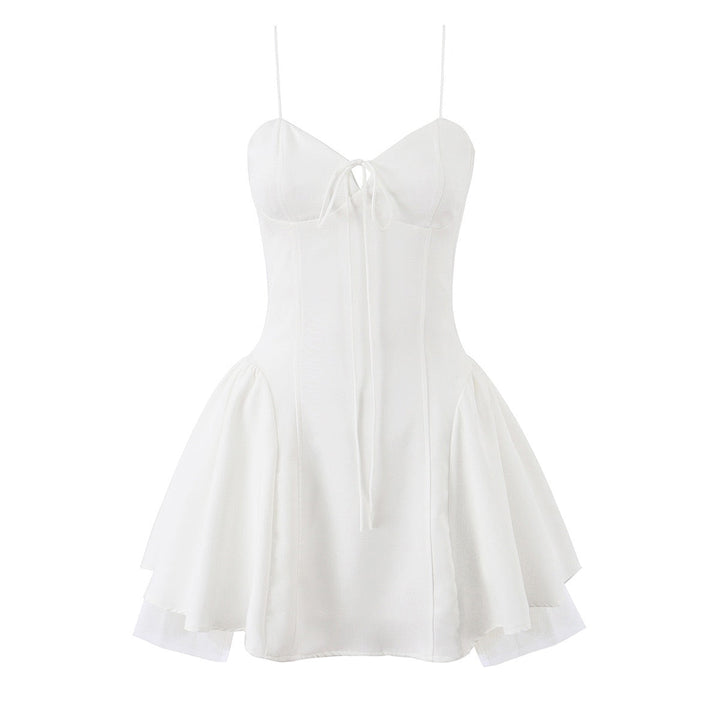 A-line mini dress in tulle – Laia