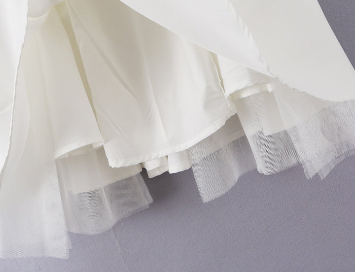 A-line mini dress in tulle – Laia