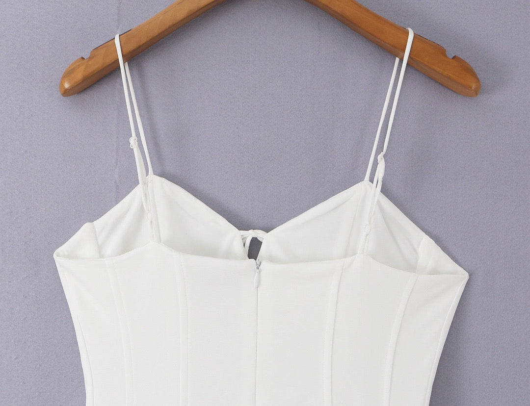 A-line mini dress in tulle – Laia