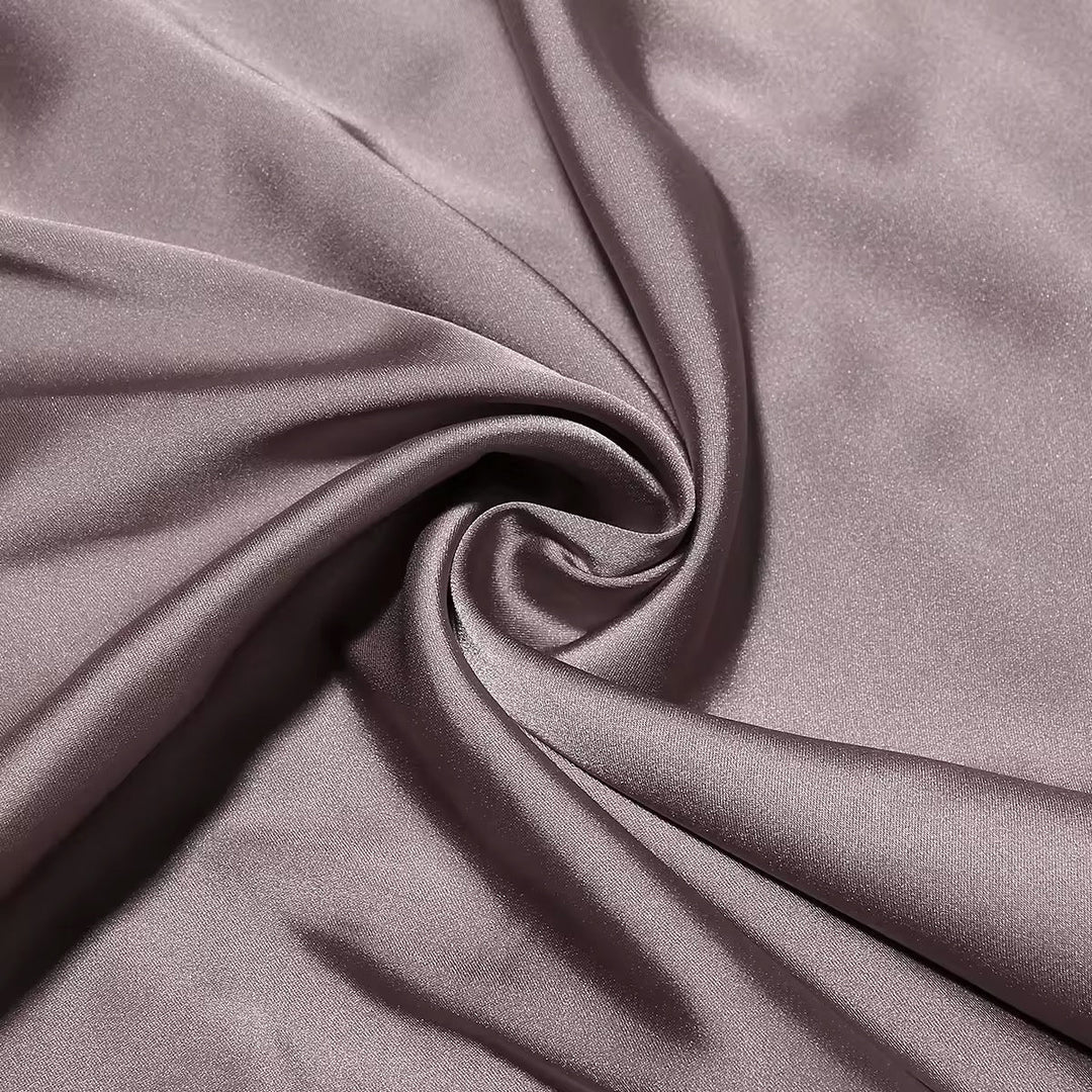 Strapless Satin Maxi Dress with Fitted Corset - Noya