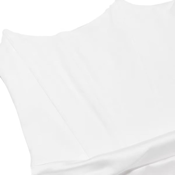 Strapless Satin Maxi Dress with Fitted Corset - Noya