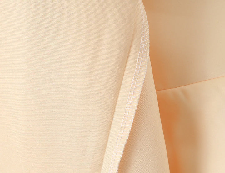 Satin maxi dress with back ties for a fitted waist – HILAY