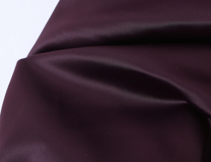 Satin maxi dress with back ties for a fitted waist – HILAY