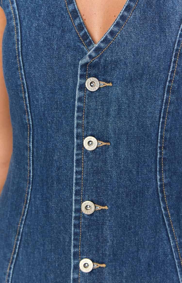 Denim mini dress – Gigi