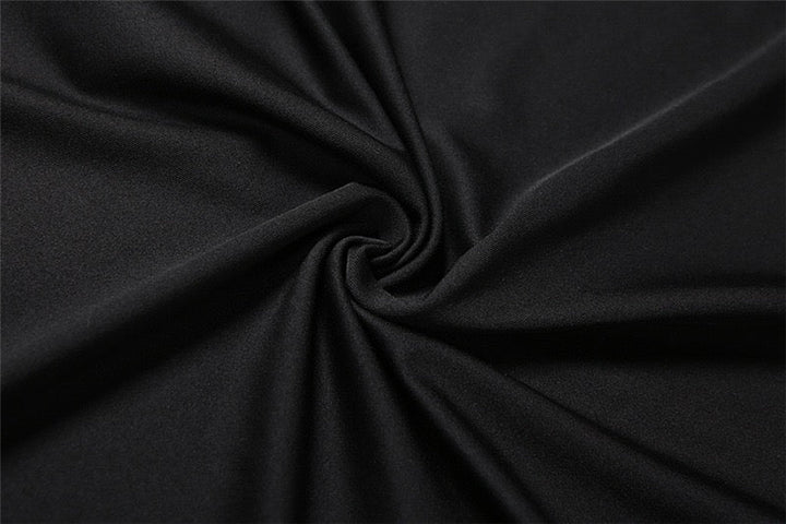 Shaping Fabric Maxi Dress with Lace Design - Iron