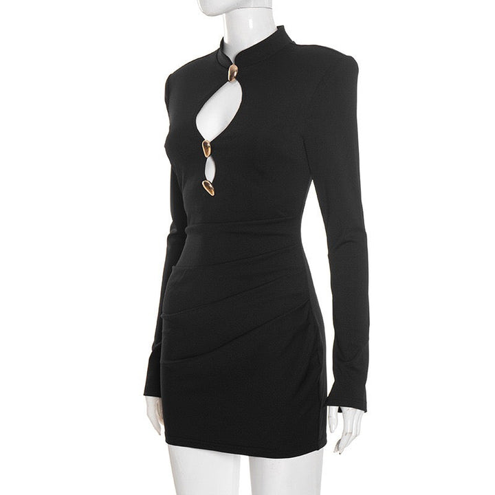 Mini dress with buckles and cutouts design - Sharel