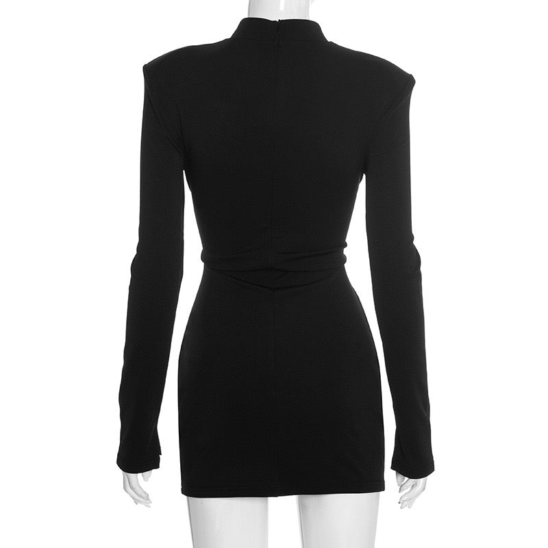 Mini dress with buckles and cutouts design - Sharel