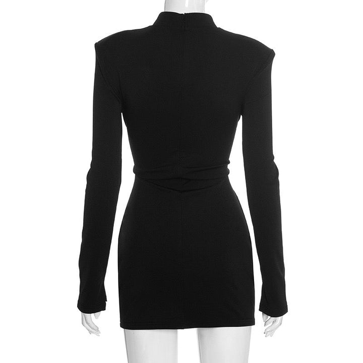 Mini dress with buckles and cutouts design - Sharel