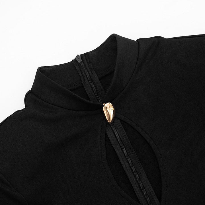 Mini dress with buckles and cutouts design - Sharel